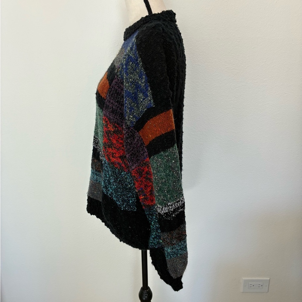 Vintage 80s Geometric Abstract Sweater - Picture 5 of 10